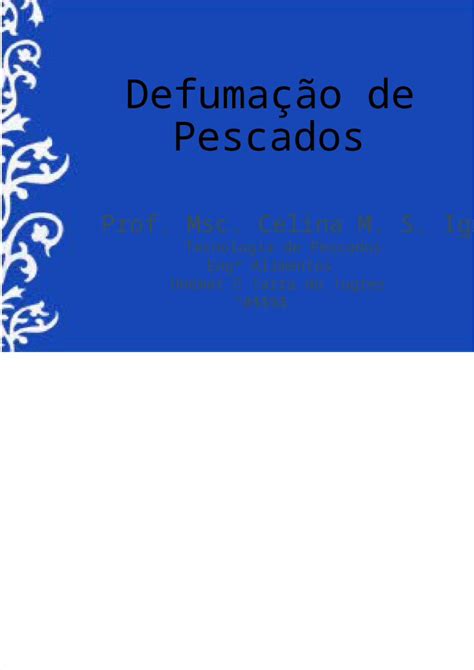 Pptx Defuma O De Pescados Dokumen Tips