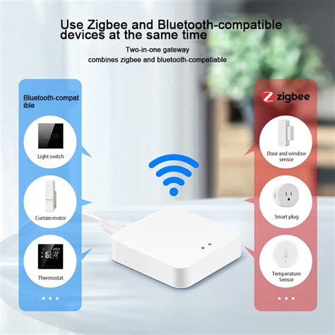 Bridge Gateway Zigbee Wifi Y Bluetooth Vhome Tuya Smart Life Hub