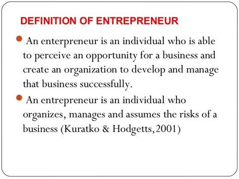 Introduction Of Entrepreneurship