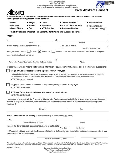 Driver Abstract Fill Out And Sign Online Dochub