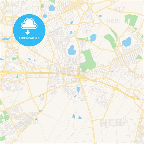 printable street map  brakpan south africa hebstreits