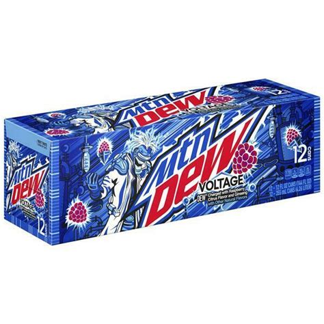 FRESH 12 Pk Mountain Dew Voltage soda - Soda Emporium