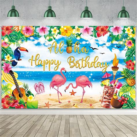 Amazon Beach Backdrop Banner Hello Summer Party Banner Large 71