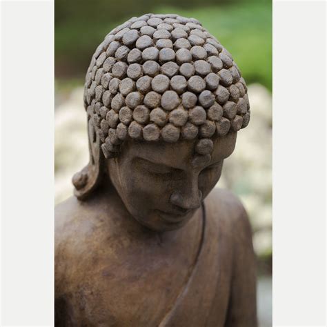 Serene Asian Lotus Buddha Outdoor Statue Kinsey Garden Decor