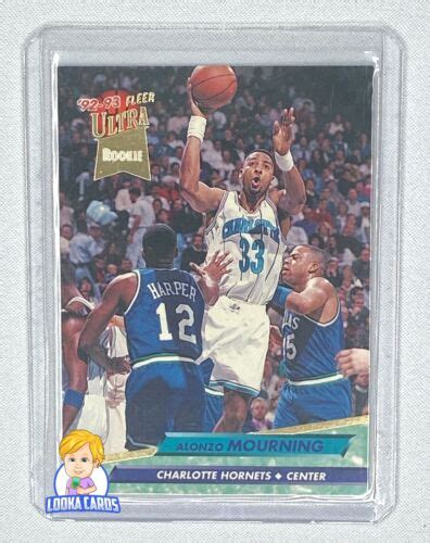 Alonzo Mourning 1992 93 Fleer Ultra 234 Basketball Rookie Card EBay