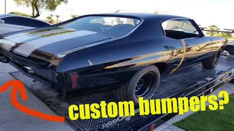 The Chevelle Is Finally Getting Some Custom Bumpers Done Youtube