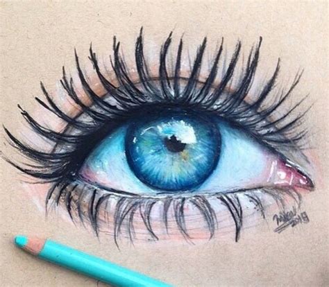 Il Est Trop Bien Fait Ce Dessin Art De Loeil Yeux Dessin Dessiner