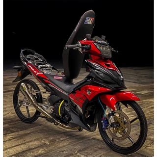 Coverset Yamaha Siap Tanam Lc Lc V Rm Merah Red Doctor Edition