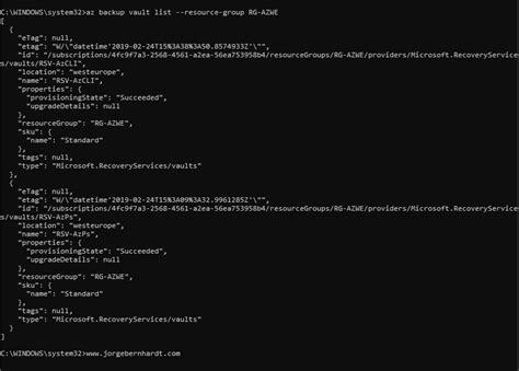 How To Create An Azure Recovery Services Vault · Jorge Bernhardt