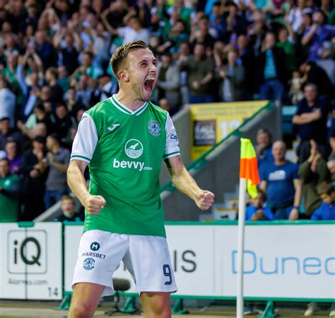 Hibs 3 Luzern 1 Dylan Vente Enjoys Dream Debut As Lee Johnson S Men