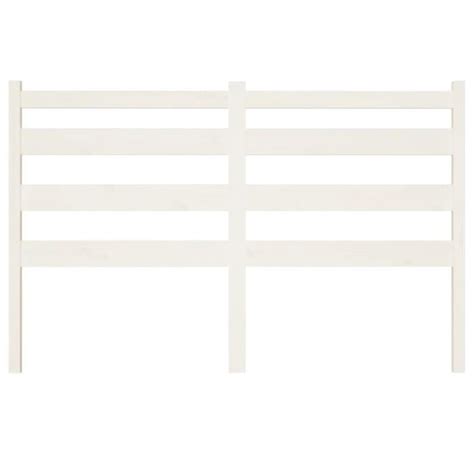 T Te De Lit En Bois Fydun Blanc Contemporain X X Cm