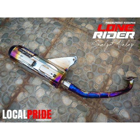 Jual Lone Rider Original STD Racing Sandblast Glow Honda BEAT