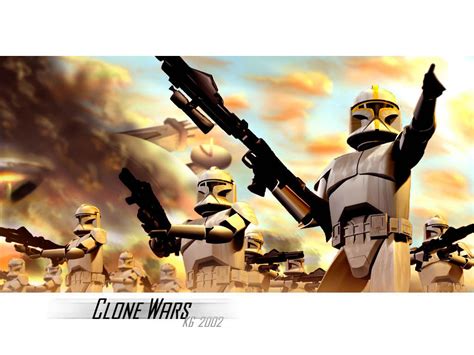 Star Wars Clone Troopers In Battle Wallpaper