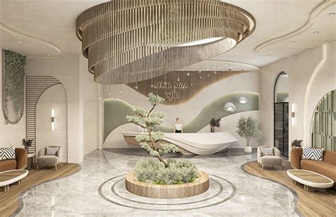 Siwa Salt Spa Reception Design Behance