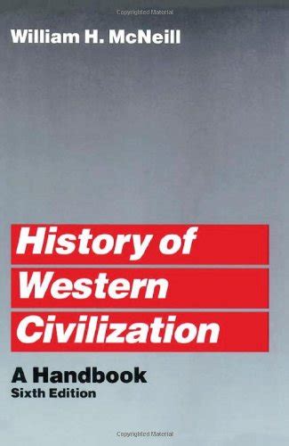 History Of Western Civilization A Handbook 9780226561592