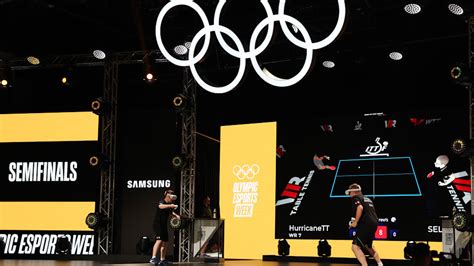 Virtual Table Tennis Wows In Exhibition At Olympic Esports Week 2023