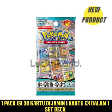 Jual Kartu Pokemon Starter Deck Ringkas Ex Scarlet Violet Booster Pack