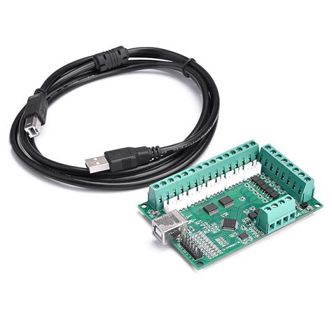 CNC USB MACH3 100Khz Breakout Board 5 Axis Interface Driver Motion