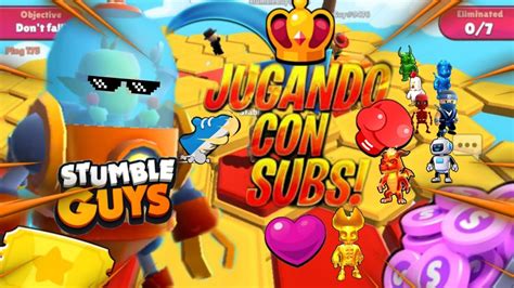 Stumble Guys En Vivo Con Suscriptores Entra Para Jugar