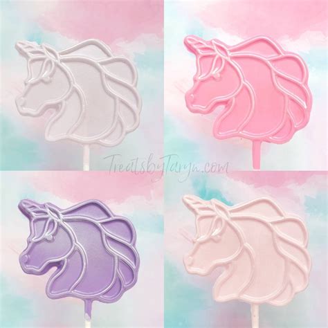 Unicorn Chocolate Lollipops Uni Lollipops Unicorn Lollipops Unicorn