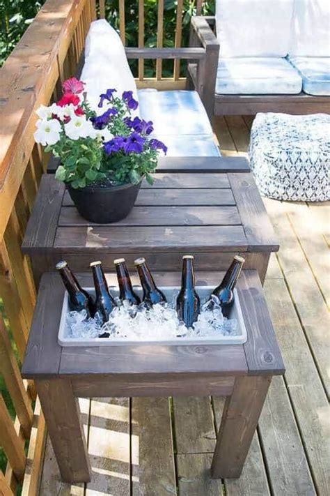 Creative Diy Cooler Tables For Patio