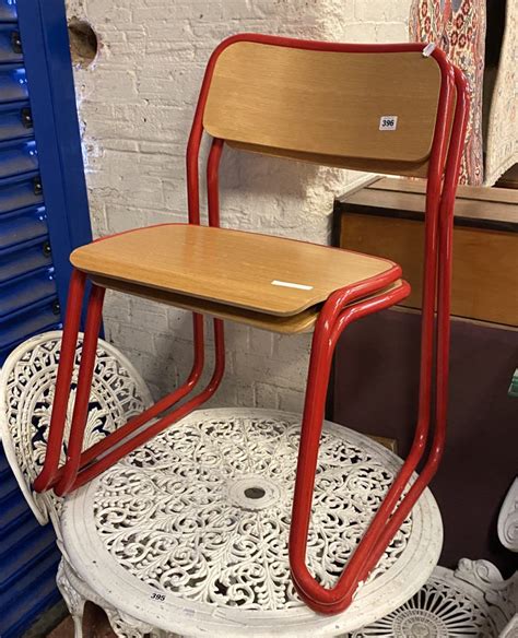 Pair Of Stacking Chairs Southgate Auction Rooms