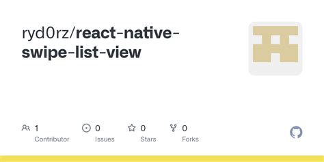 Github Ryd Rz React Native Swipe List View