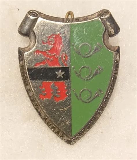 INSIGNE 3ÈME RÉGIMENT chasseurs cheval 3 RCC Fontevraud l Abbaye