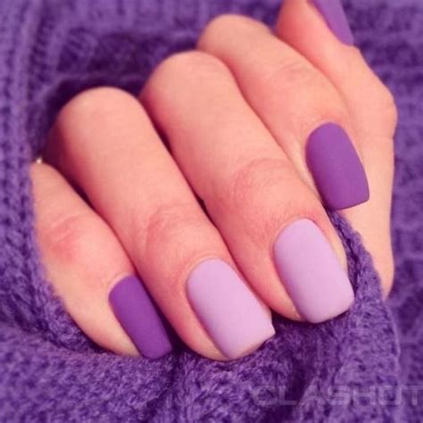 10 diseños de uñas moradas elegantes para ir a trabajar Manicura de