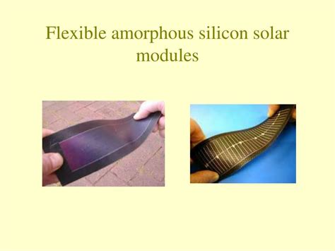 Ppt Amorphous Silicon Based Solar Cell Technology Powerpoint