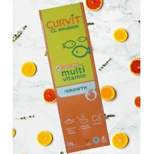 Jual Curvit Cl Emulsion Multivitamin Growth 175 Ml Indonesia Shopee