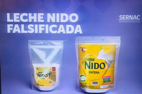 SERNAC ALERTA SOBRE LECHE NIDO FALSIFICADA QUE SE ESTARÍA