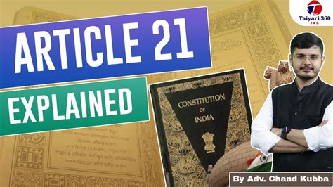 Article 21 Right To Life And Personal Liberty Article 21 Of Indian