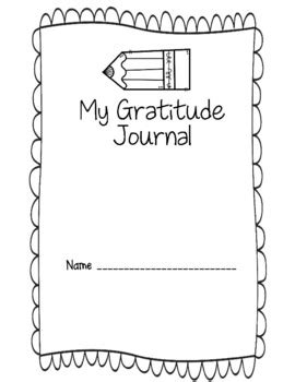 Gratitude Journal FREEBIE By Mrs Greenes Gardeners TPT