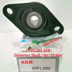 Jual Bearing Pillow Block UCFL 202 As 15 Mm ASB Bering Laher Pilow Blok