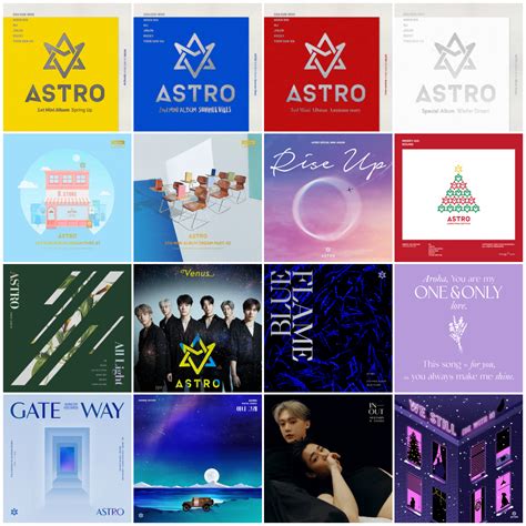 ASTRO Album Covers compilation. | Album covers, Astro, Astro kpop