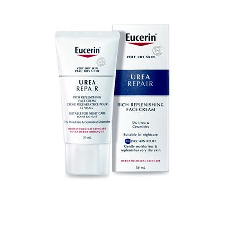 Eucerin Urearepair Replenishing Face Cream 5 Urea 50ml Questmoor