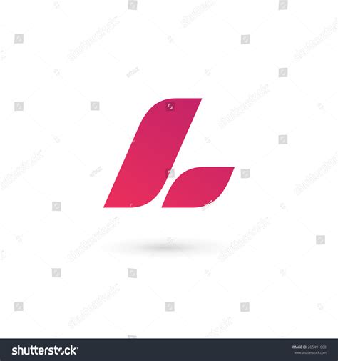 Letter L Logo Icon Design Template Stock Vector Royalty Free