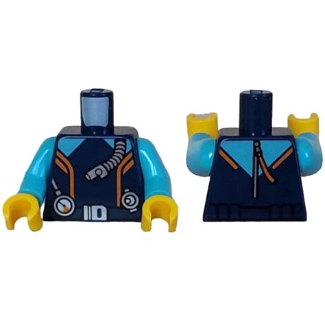 Torses LEGO LEGO Mini Figurine Torse Plongeur 5C La Boutique