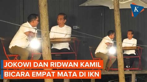 Momen Jokowi Dan Ridwan Kamil Bicara Empat Mata Di IKN YouTube