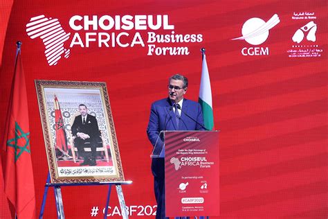 Casablanca Lancement De La 3ème édition Du Choiseul Africa Business Forum