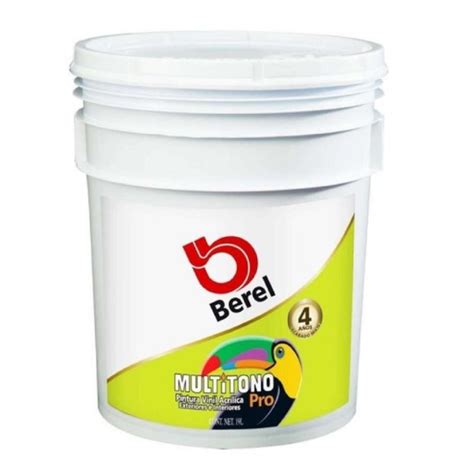 Pintura Berel Base Vinil Pastel Multitono Pro Cubeta No H Galo