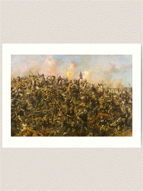 "Edgar Samuel Paxson - Custer's Last Stand (1899)" Art Print for Sale ...