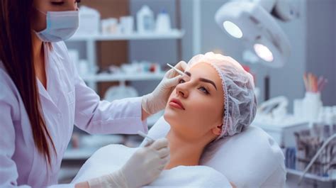 Premium Photo Cosmetologist Doctor Dermatologist In A Beauty Clinic