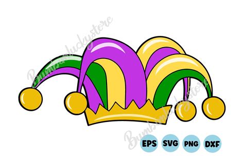 Mardi Gras Jester Hat Svg Graphic By Bumbimluckystore · Creative Fabrica