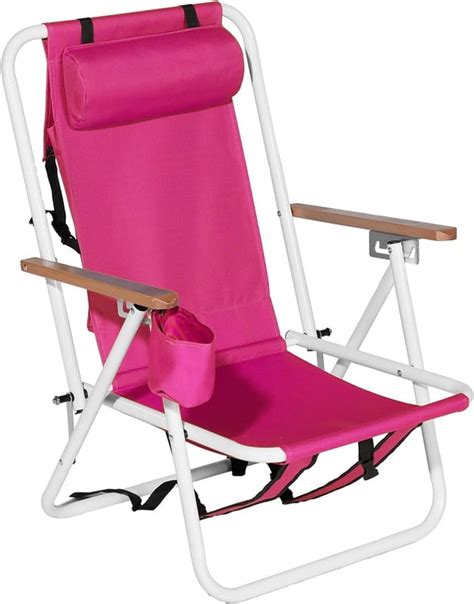 Backpack Beach Chair 4 Position Lay Flat Beach Chairs Portable