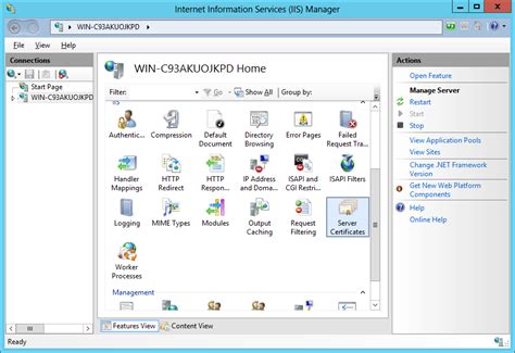 Iis 8 And 85 Csr Creation And Ssl Certificate Installation