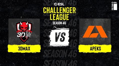 3DMAX Vs Apeks Map 2 Anubis ESL Challenger League Season 46 EU