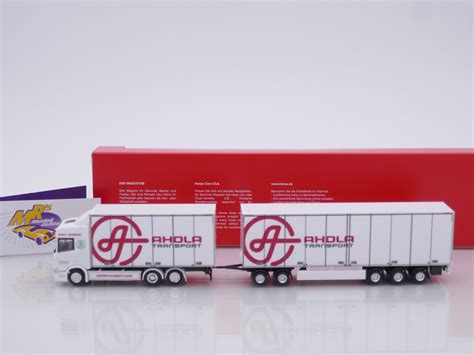 Mrs Modellautos Herpa Scania Cr Hd Schwedencombi Wei Rot