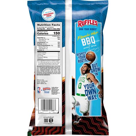 Ruffles Potato Chips Flamin Hot BBQ Flavored 8 Oz 8 Oz Shipt